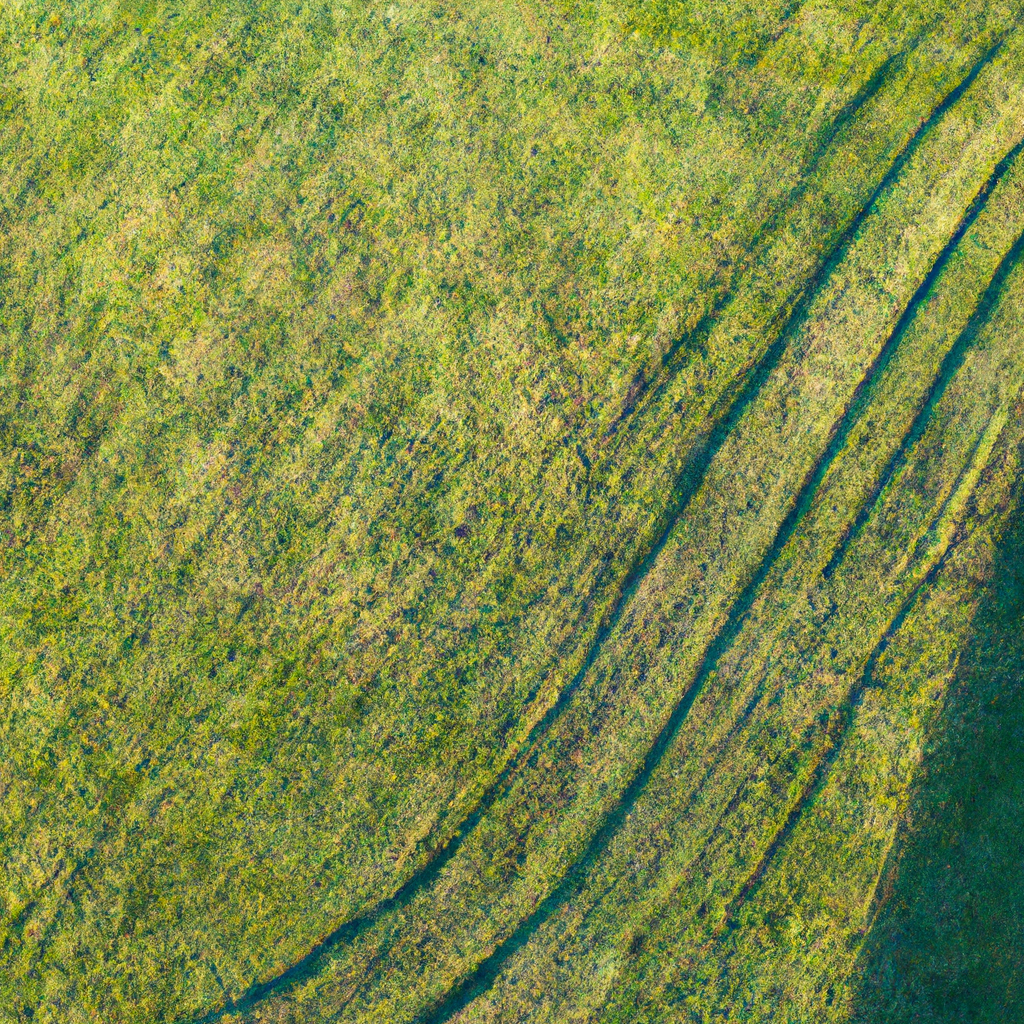 Pas gemaaid gazon met strakke randen in een Belgische tuin